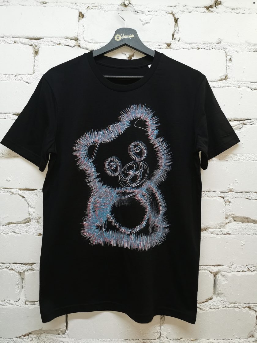 Organinės medvilnės marškinėliai su spauda "Tedis"