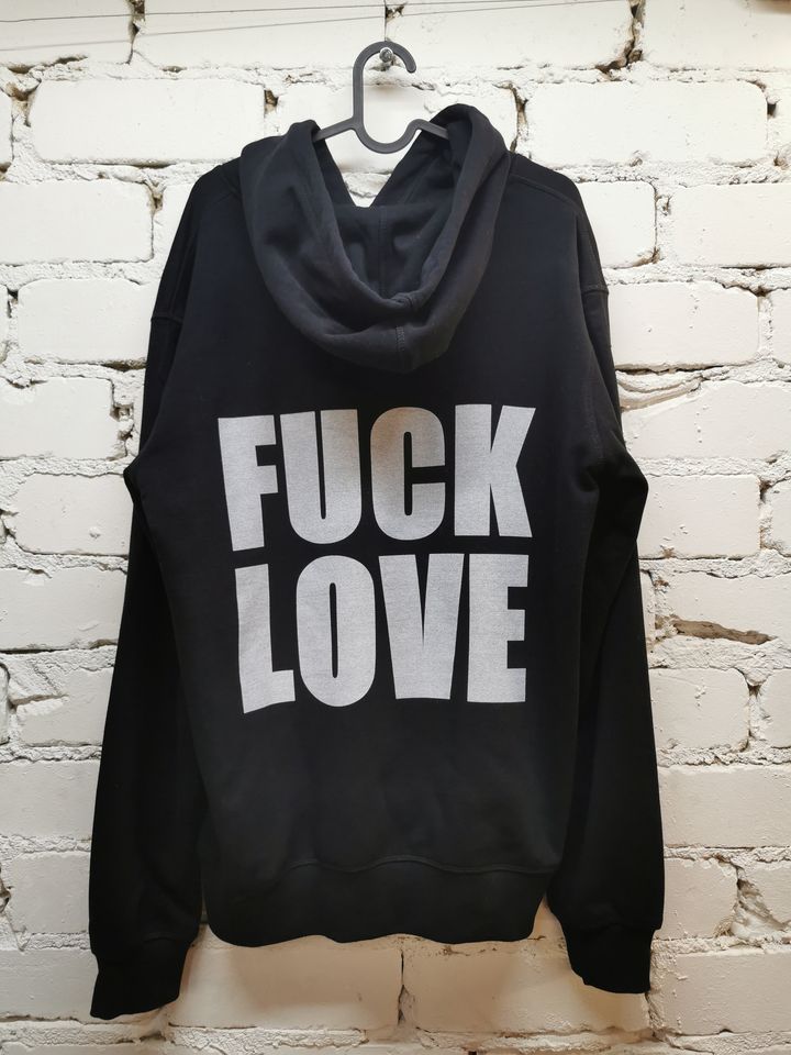 Džemperis su užrašu „FUCK LOVE“